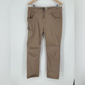 Banded Cargo Pants Men’s Sz 36x34 Tan Regular Straight Workwear X3
